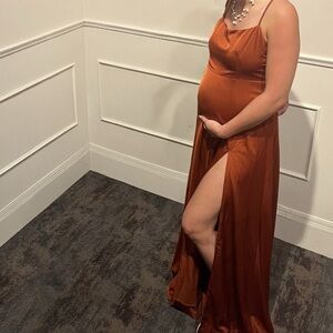 Showpo Copper Formal Dress – Size 8